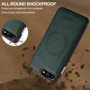For iPhone 16e LC.IMEEKE Magsafe Phone Case(Green)