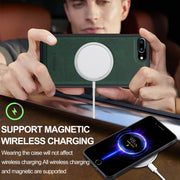 For iPhone 16e LC.IMEEKE Magsafe Phone Case(Green)