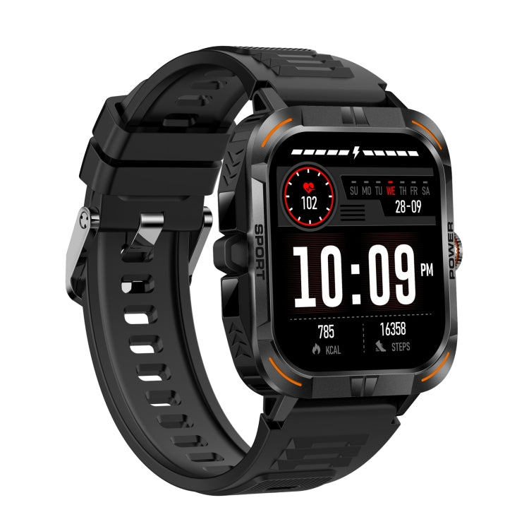 ZW69 1.97 inch AMOLED Outdoor Sports BT Call Smart Watch, Blood Oxygen / Heart Rate / Remote Photography / Sleep monitoring(Black)