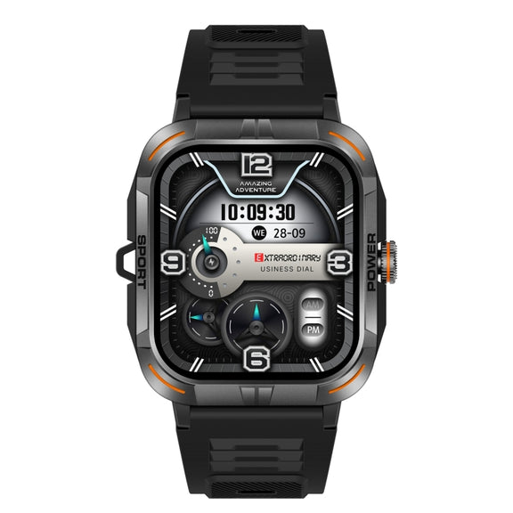 ZW69 1.97 inch AMOLED Outdoor Sports BT Call Smart Watch, Blood Oxygen / Heart Rate / Remote Photography / Sleep monitoring(Black)