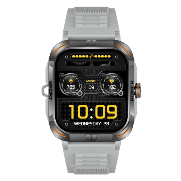 ZW69 1.97 inch AMOLED Outdoor Sports BT Call Smart Watch, Blood Oxygen / Heart Rate / Remote Photography / Sleep monitoring(Grey)