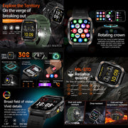 ZW69 1.97 inch AMOLED Outdoor Sports BT Call Smart Watch, Blood Oxygen / Heart Rate / Remote Photography / Sleep monitoring(Grey)