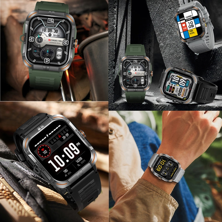 ZW69 1.97 inch AMOLED Outdoor Sports BT Call Smart Watch, Blood Oxygen / Heart Rate / Remote Photography / Sleep monitoring(Green) - Smart Wristbands by PMC TechLife | Online Shopping South Africa | PMC TechLife | Buy Now Pay Later Mobicred