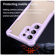 For Samsung Galaxy S25 Ultra 5G Armor Glaze PC Hybrid TPU Phone Case(Purple)
