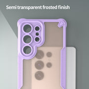 For Samsung Galaxy S25 Ultra 5G Armor Glaze PC Hybrid TPU Phone Case(Purple)