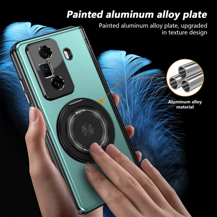 For Honor Magic Vs3 Gold Medal Rotating Folding Series Ring Holder Phone Case(Royal Blue) - Honor Cases by PMC TechLife | Online Shopping South Africa | PMC TechLife | Buy Now Pay Later Mobicred