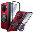 For Huawei Mate X5 Gold Medal Rotating Folding Series Ring Holder Phone Case(Red) - free shipping - PMC TechLife - Order now!