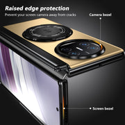 For Huawei Mate X5 Gold Medal Rotating Folding Series Ring Holder Phone Case(Gold)