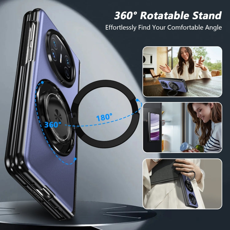 For Huawei Mate X5 Gold Medal Rotating Folding Series Ring Holder Phone Case(Blue) - free shipping - PMC TechLife - Order now!