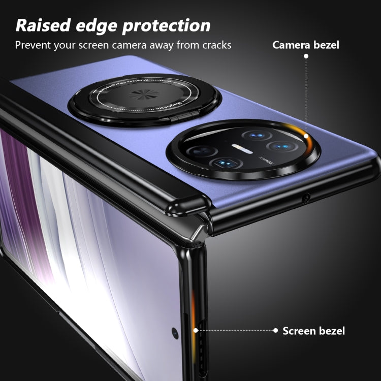 For Huawei Mate X5 Gold Medal Rotating Folding Series Ring Holder Phone Case(Blue) - free shipping - PMC TechLife - Order now!