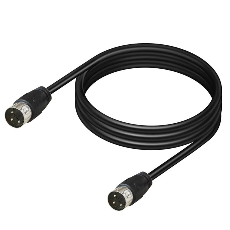 DIN Male to Male 3 Pin Signal Transmission for TV, DVD Player Adapter Cable, Length:5m(Black) - Microphone Audio Cable & Connector by PMC TechLife | Online Shopping South Africa | PMC TechLife | Buy Now Pay Later Mobicred