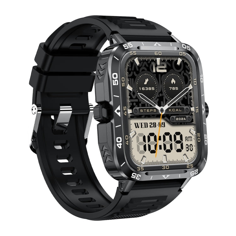 ZW59 1.95 inch BT Call Sports Smart Watch, Blood Oxygen / Heart Rate / Remote Photography(Black)