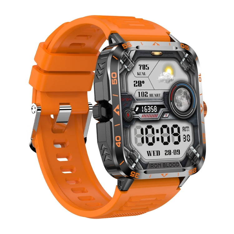 ZW59 1.95 inch BT Call Sports Smart Watch, Blood Oxygen / Heart Rate / Remote Photography(Orange)