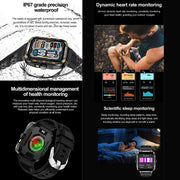 ZW59 1.95 inch BT Call Sports Smart Watch, Blood Oxygen / Heart Rate / Remote Photography(Orange)