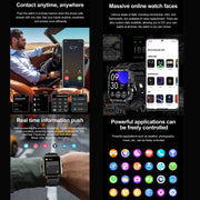 ZW59 1.95 inch BT Call Sports Smart Watch, Blood Oxygen / Heart Rate / Remote Photography(Orange)