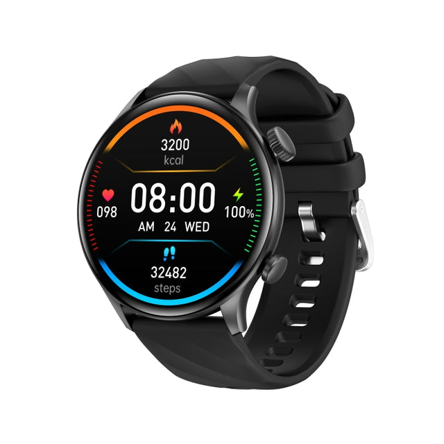 ZW63 1.39 inch Round Screen Smart Watch, Heart Rate / Blood Pressure / Blood Sugar / Blood Oxygen / Body Temperature / MET Test(Black)