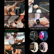 ZW65 2.01 inch Fitness Smart Watch, Blood Oxygen / Blood Pressure / Heart Rate(Blue)