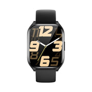 KT73S 1.85 inch Square Screen BT Call Smart Watch, Heart Rate / Blood Pressure / Blood Oxygen / Female Health / Sleep Monitoring(Black)