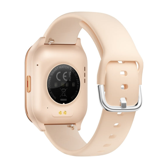 KT73S 1.85 inch Square Screen BT Call Smart Watch, Heart Rate / Blood Pressure / Blood Oxygen / Female Health / Sleep Monitoring(Gold)