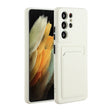 For Samsung Galaxy S25 Ultra 5G Card Slot Design Shockproof TPU Phone Case(White) - Galaxy S25 Ultra 5G Cases by PMC TechLife | Online Shopping South Africa | PMC TechLife | Buy Now Pay Later Mobicred