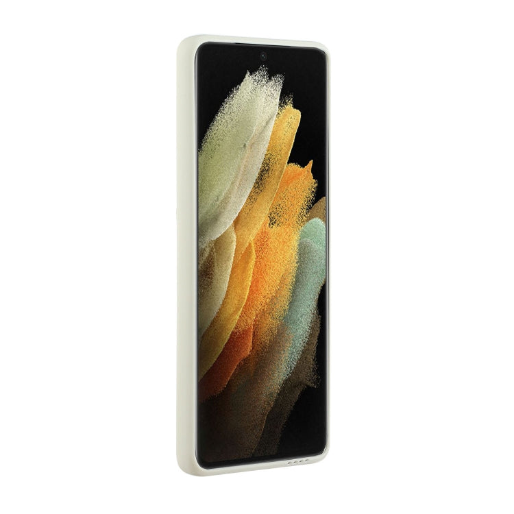 For Samsung Galaxy S25 Ultra 5G Card Slot Design Shockproof TPU Phone Case(White)