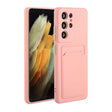 For Samsung Galaxy S25 Ultra 5G Card Slot Design Shockproof TPU Phone Case(Pink) - Galaxy S25 Ultra 5G Cases by PMC TechLife | Online Shopping South Africa | PMC TechLife | Buy Now Pay Later Mobicred