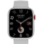 LC88 2 inch Square Screen BT Call Smart Watch, Heart Rate / Blood Pressure / Blood Oxygen / Sleep Monitoring(Silver)