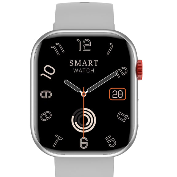 LC88 2 inch Square Screen BT Call Smart Watch, Heart Rate / Blood Pressure / Blood Oxygen / Sleep Monitoring(Silver)