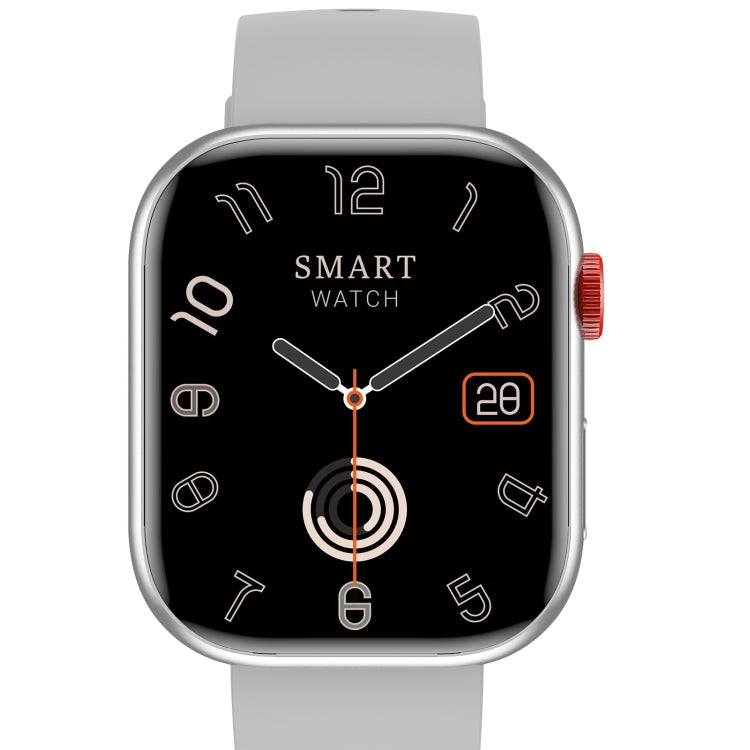 LC88 2 inch Square Screen BT Call Smart Watch, Heart Rate / Blood Pressure / Blood Oxygen / Sleep Monitoring(Silver)