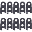 For Samsung Galaxy Z Flip3 5G SM-F711BF 10pcs Rear Camera Lens Cover(Black) - free shipping - PMc TechLife - Order now!
