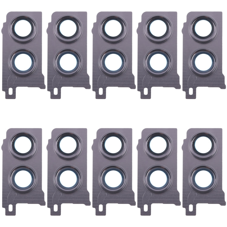For Samsung Galaxy Z Flip4 SM-F721B 10pcs Rear Camera Lens Cover(Black)