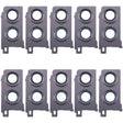 For Samsung Galaxy Z Flip4 SM-F721B 10pcs Rear Camera Lens Cover(Black) - free shipping - PMc TechLife - Order now!
