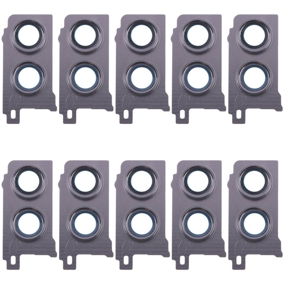 For Samsung Galaxy Z Flip4 SM-F721B 10pcs Rear Camera Lens Cover(Black)