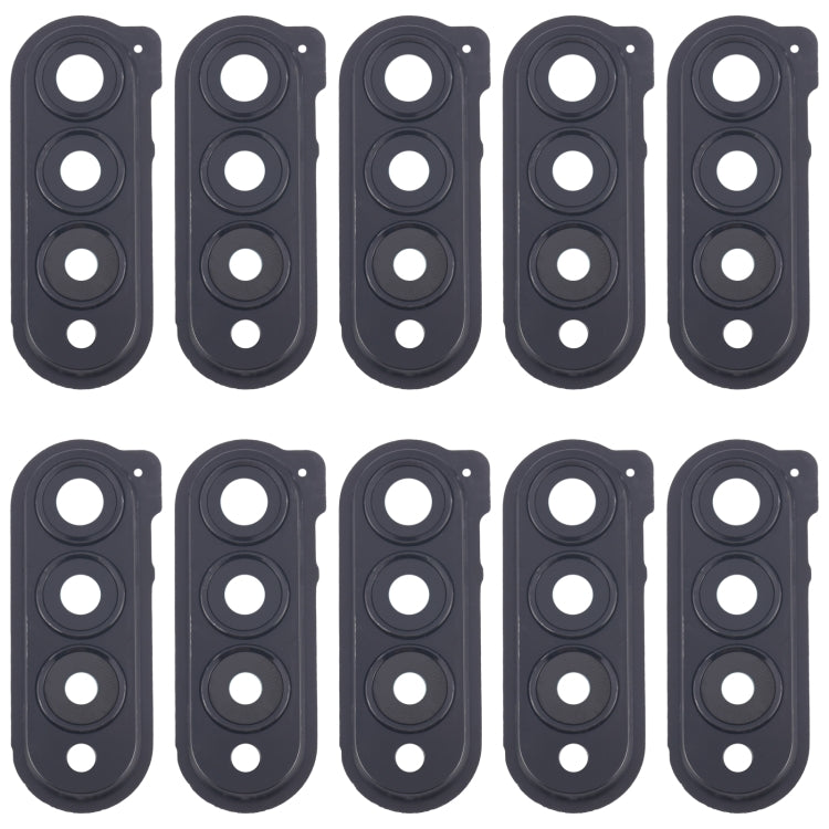 For Samsung Galaxy Z Fold4 SM-F936B 10pcs Rear Camera Lens Cover(Black)
