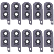 For Samsung Galaxy Z Flip5 SM-F731B 10pcs Rear Camera Lens Cover(Black)