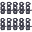 For Samsung Galaxy A16 5G SM-A166B 10pcs Rear Camera Lens Cover(Black) - free shipping - PMc TechLife - Order now!
