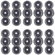 For Samsung Galaxy C55 SM-C556B 10pcs Rear Camera Lens Cover(Black) - Other Galaxy Parts by PMC TechLife | Online Shopping South Africa | PMC TechLife | Buy Now Pay Later Mobicred