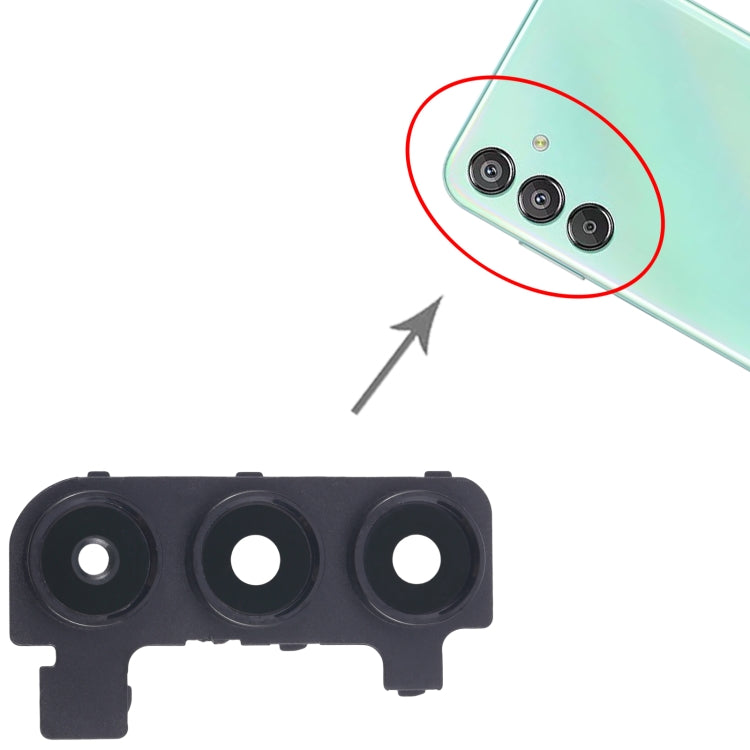 For Samsung Galaxy F15 SM-E156B 10pcs Rear Camera Lens Cover(Black) - Camera Series by PMc TechLife | Online Shopping South Africa | PMc TechLife | Buy Now Pay Later Mobicred