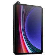 For Samsung Galaxy Tab S10 / S9 / S8 / S7 TPU Leather Back Tablet Case with Wristband(Black)