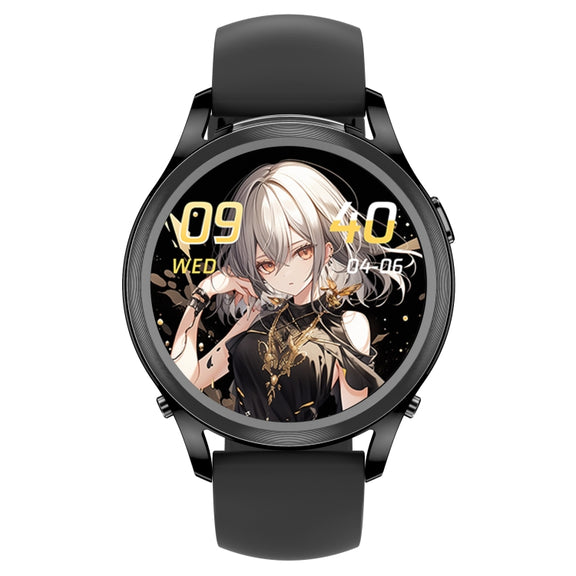 X17 mini 1.27 inch IP67 Water-resistant 2 in 1 Bluetooth Earphone Smart Watch(Black)