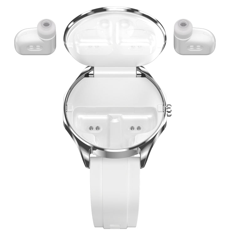 X20 1.43 inch IP67 Waterproof 2 in 1 Bluetooth Earphone Smart Watch(White) - Smart Wristbands by PMC TechLife | Online Shopping South Africa | PMC TechLife | Buy Now Pay Later Mobicred