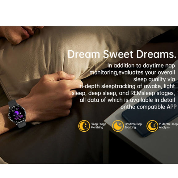 X20 1.43 inch IP67 Water-resistant 2 in 1 Bluetooth Earphone Smart Watch(Black)
