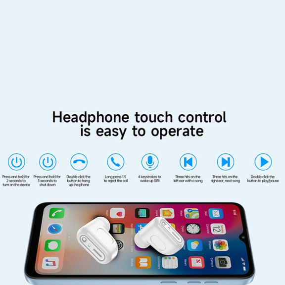 X20 1.43 inch IP67 Water-resistant 2 in 1 Bluetooth Earphone Smart Watch(Black)