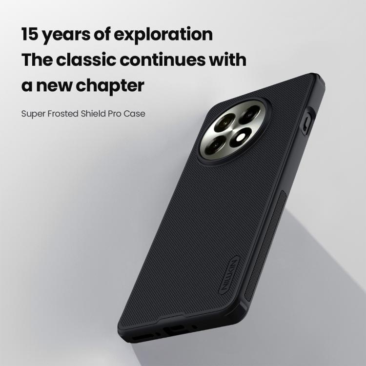 For OnePlus Ace 5 / 13R NILLKIN Frosted Shield Pro PC + TPU Phone Case(Black) - free shipping - PMc TechLife - Order now!