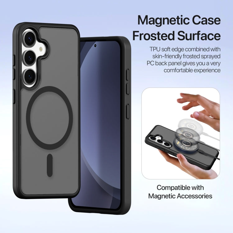 For Samsung Galaxy S25 5G DUX DUCIS Lawa Series 2 in 1 Wallet Zipper Detachable MagSafe Phone Case with Lanyard(Black) - Galaxy S25 5G Cases by DUX DUCIS | Online Shopping South Africa | PMC Jewellery | Buy Now Pay Later Mobicred