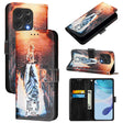 For Doogee N55 Plus Colored Drawing Pattern Plain Weave Leather Phone Case(Cats And Tigers) - free shipping - PMC TechLife - Order now!