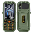 Q9-1 4G Elder Keypad Rugged Phone, 3.5 inch, 4500mAh, 21 Keys, SOS, FM, Network: 4G, Dual SIM(Green) - free shipping - PMC Jewellery - Order now!