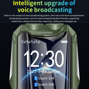 Q9-1 4G Elder Keypad Rugged Phone, 3.5 inch, 4500mAh, 21 Keys, SOS, FM, Network: 4G, Dual SIM(Black)