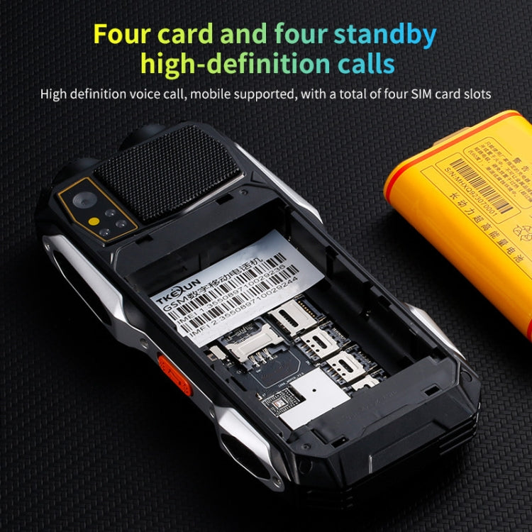Q9-1 4G Elder Keypad Rugged Phone, 3.5 inch, 4500mAh, 21 Keys, SOS, FM, Network: 4G, Dual SIM(Black)