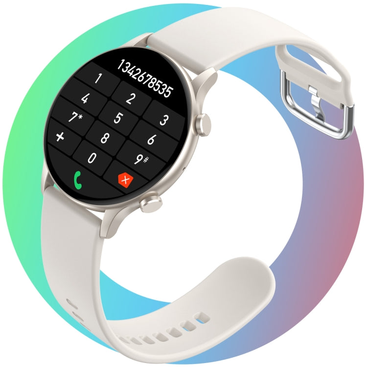 CY19 1.32 inch AMOLED Screen Silicone Strap Smart Watch, Blood Oxygen/Blood Pressure/Heart Rate(Starlight) - Smart Watches by PMC TechLife | Online Shopping South Africa | PMC TechLife | Buy Now Pay Later Mobicred